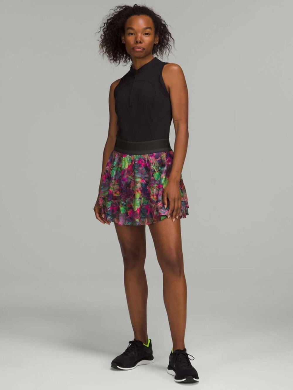Lululemon Court Rival High-Rise Skirt Size:2 Vivid Floral Tone Multi